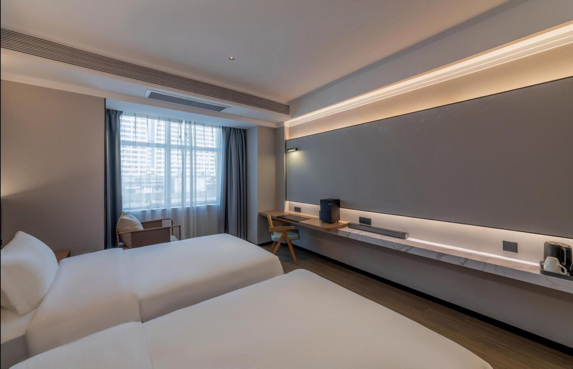 Luyue Hotel Movie Hotel Huaqiangbei Convention And Exhibition Center Branch Shenzhen Zewnętrze zdjęcie