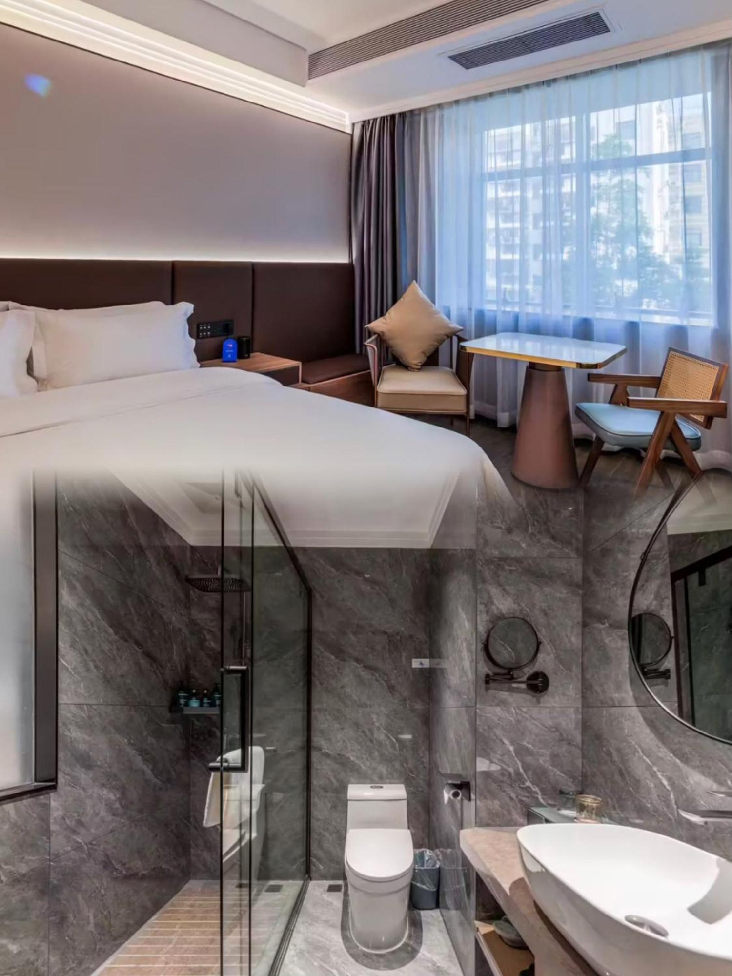 Luyue Hotel Movie Hotel Huaqiangbei Convention And Exhibition Center Branch Shenzhen Zewnętrze zdjęcie